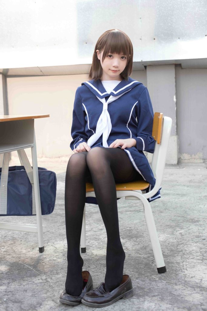 森萝财团写真 X-043 天台黑丝水手服[110P+1V／2.17G]